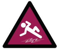 Slippery Floor Warning Icon